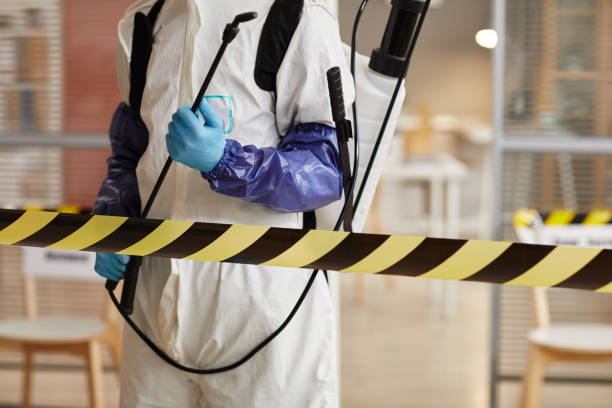 Professional Biohazard Cleanup technician working in Mountain View, AR